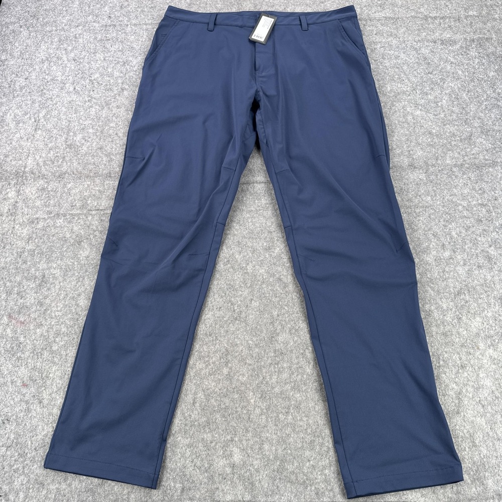 Rhone Pants Mens 38 Blue Commuter Collection Stretch Travel Golf Chino - Picture 1 of 13